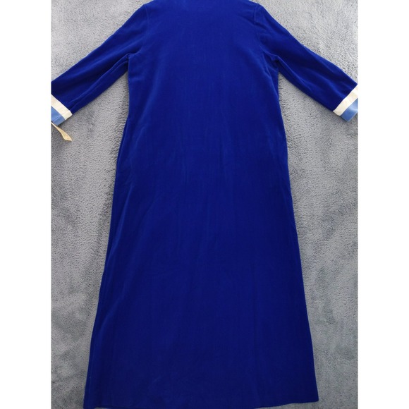 vtg NOS Vanity Fair Velour Robe Housecoat Zipper Front Size 16 42" Bust - Picture 9 of 11
